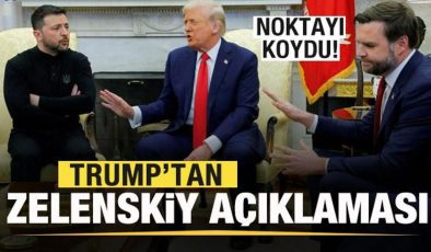 ABD Başkanı Trump’tan son dakika Zelenskiy açıklaması! Noktayı koydu