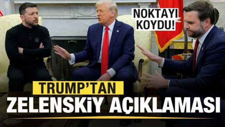 ABD Başkanı Trump’tan son dakika Zelenskiy açıklaması! Noktayı koydu