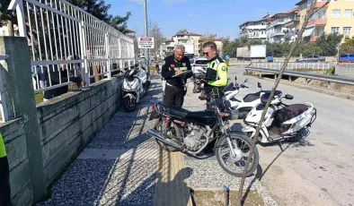 Antalya’da Plakasız Motosikletlere Cezalar