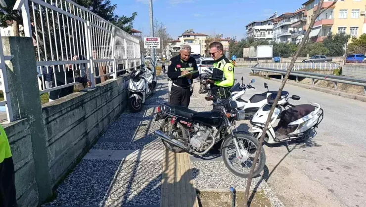 Antalya’da Plakasız Motosikletlere Cezalar