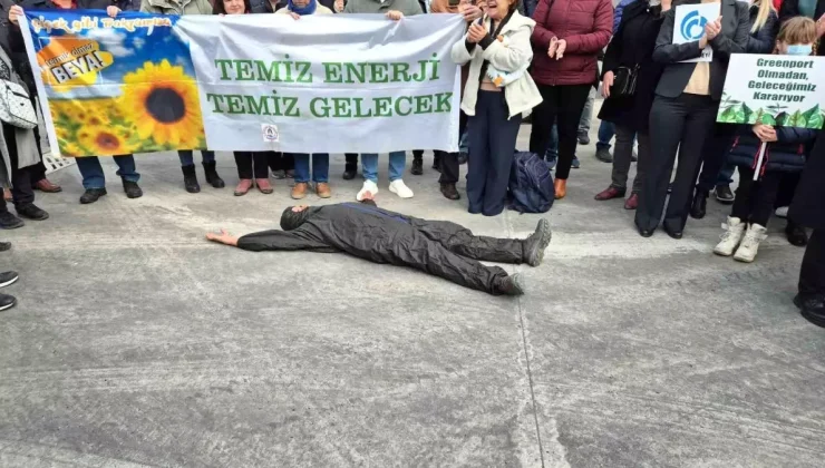 Ceyport Limanı’nda Toz Protestosu