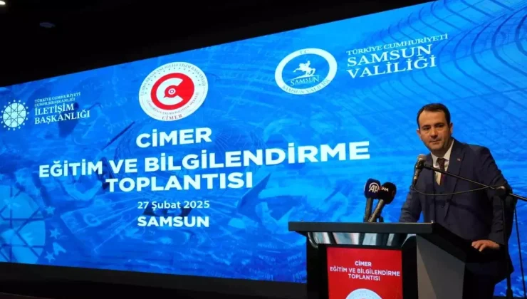 CİMER Eğitim Toplantısı Samsun’da Yapıldı