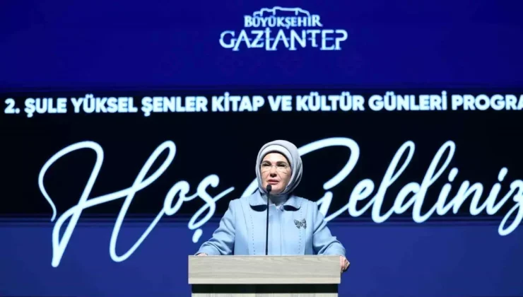 Emine Erdoğan, 2. Şule Yüksel Şenler Kitap ve Kültür Günleri Programı’nda konuştu