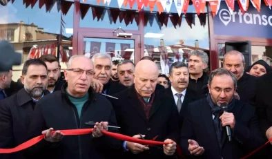 Erzurum’da Halk Pazarı Hizmete Girdi