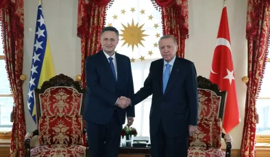 Cumhurbaşkanı Erdoğan, Bosna Hersek Devlet Başkanlığı Konseyi Üyesi Becirovic’i kabul etti