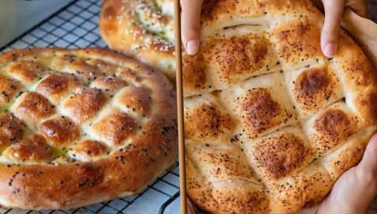 Fırında kuyruk beklemeye son: Yumurtasız Ramazan pidesi tarifi