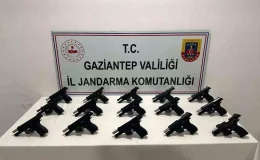 Gaziantep’te 15 adet ruhsatsız tabanca ele geçirildi: 3 şahıs tutuklandı