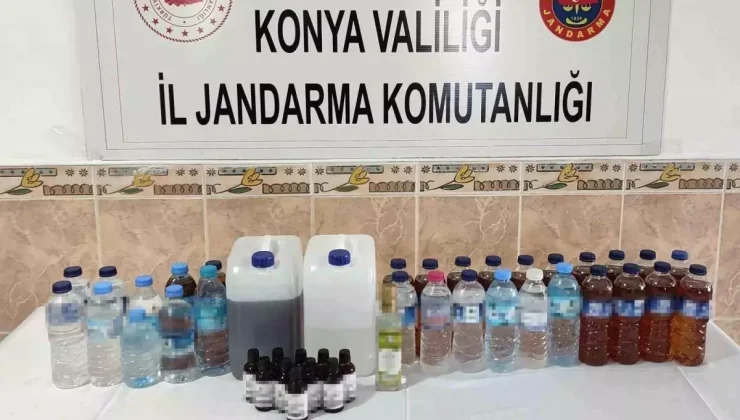 Konya’da Kaçak Alkol ve Makaron Operasyonu