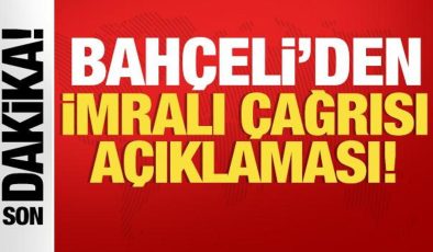 MHP Genel Başkanı Bahçeli’den İmralı çağrısı açıklaması