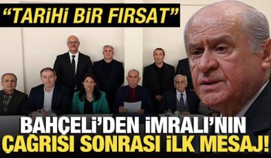 MHP Lideri Bahçeli’den ‘terörsüz Türkiye’ mesajı: Tarihi bir fırsat