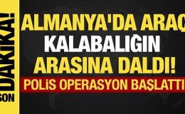 Son dakika… Almanya’da araç kalabalığın içine daldı!