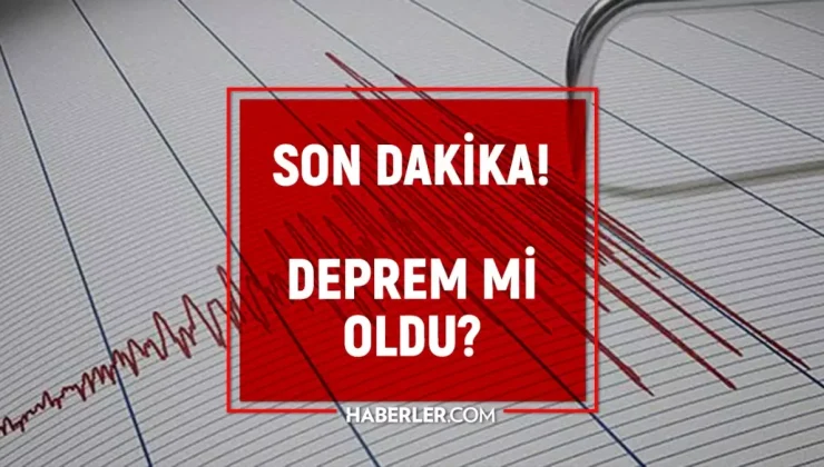 Son Depremler! Bugün İstanbul’da sarsıntı mi oldu? 1 Mart 2025 AFAD ve Kandilli sarsıntı listesi! 1 Mart 2025 Ankara’da, İzmir’de zelzele mi oldu?