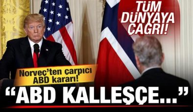 Tarihi kavga sonrası Norveç’ten ABD kararı! Tüm dünyaya çağrı: ABD kalleşçe…