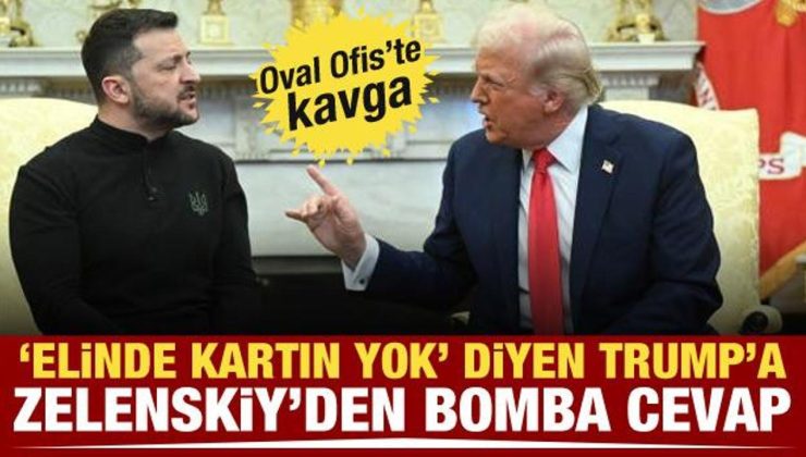 Trump ile Zelenskiy Beyaz Saray’da tartıştı: Saygısızlık ediyorsunuz