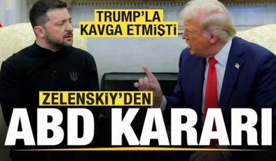 Trump’la kavga etmişti! Zelenskiy’den son dakika ABD kararı!